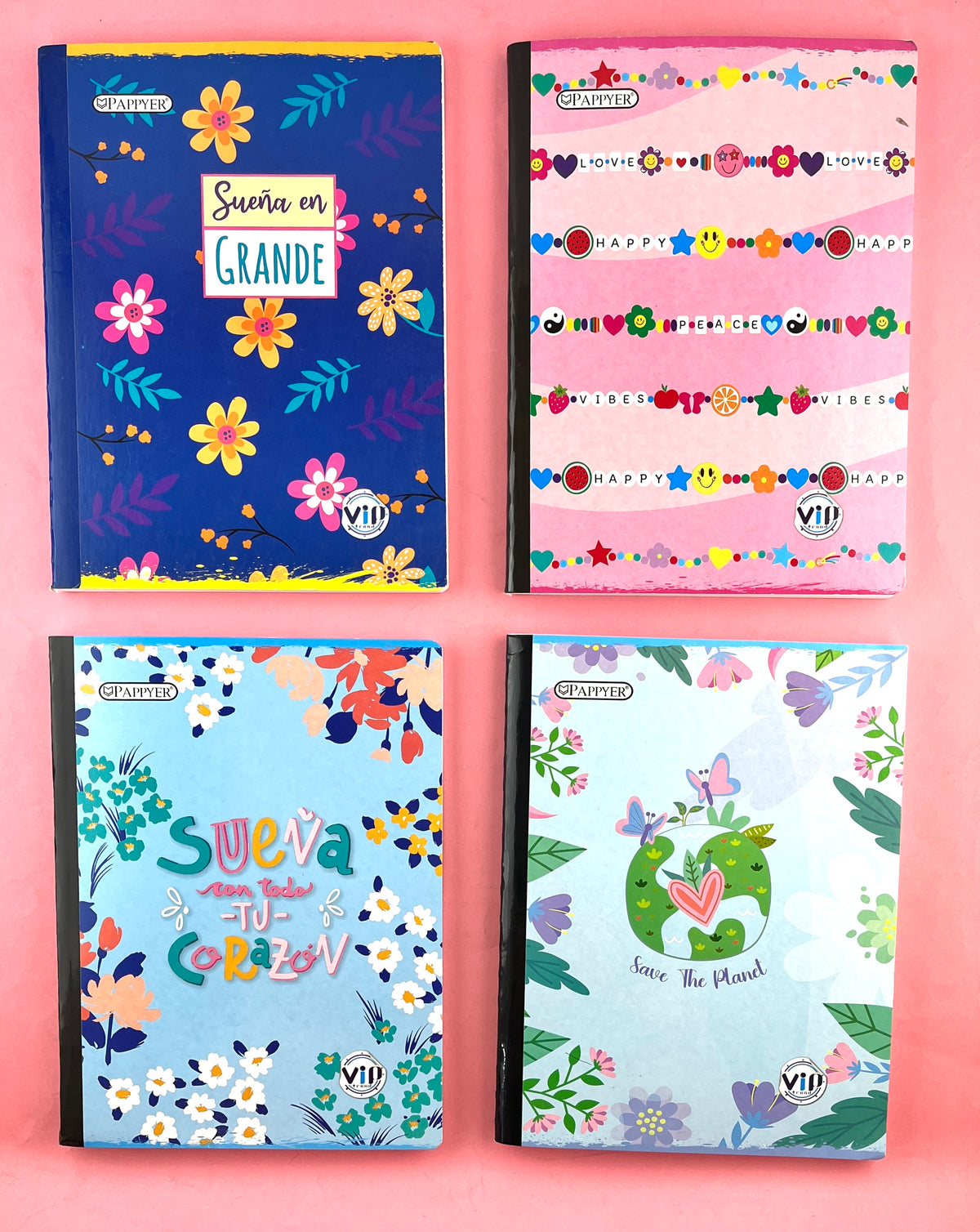 Cuaderno cosido 100 hojas línea gama baja Niña by Imagenes/Qnota/Pappyer