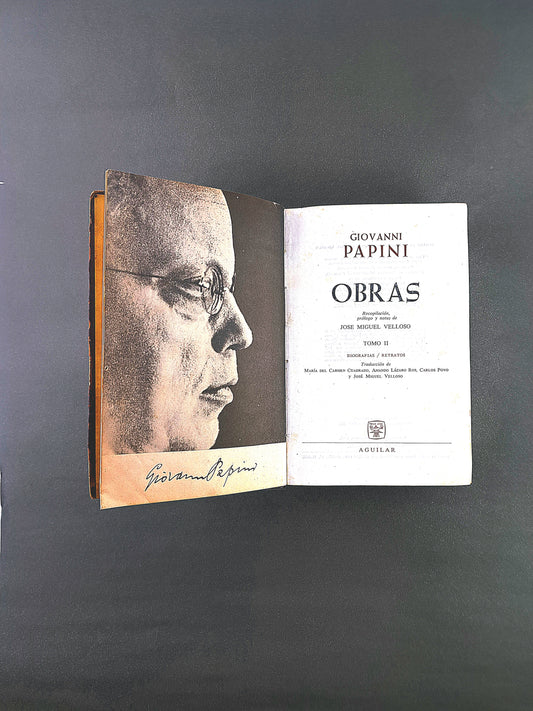 Giovanni Papini tomo 2 Biografías - Retratos