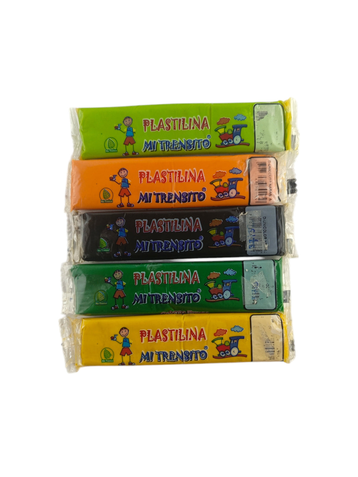 Plastilina mi trensito en barra 55gr colores surtidos by Mi trensito