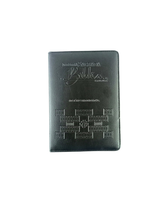 Nuestra sagrada biblia letra grande misión continental negra