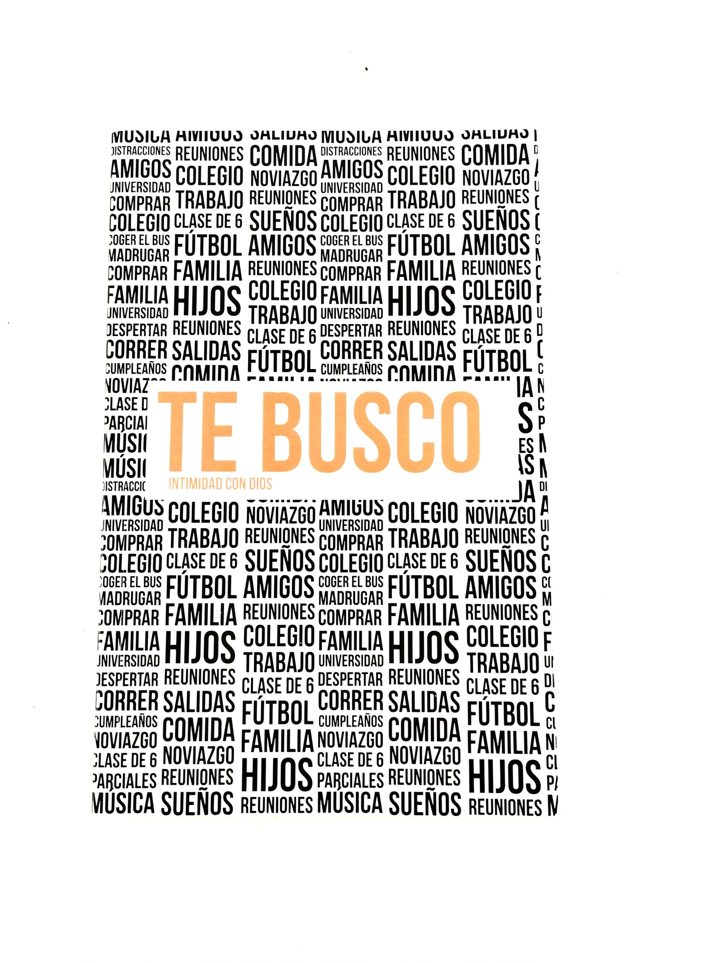 Te busco intimidad con Dios