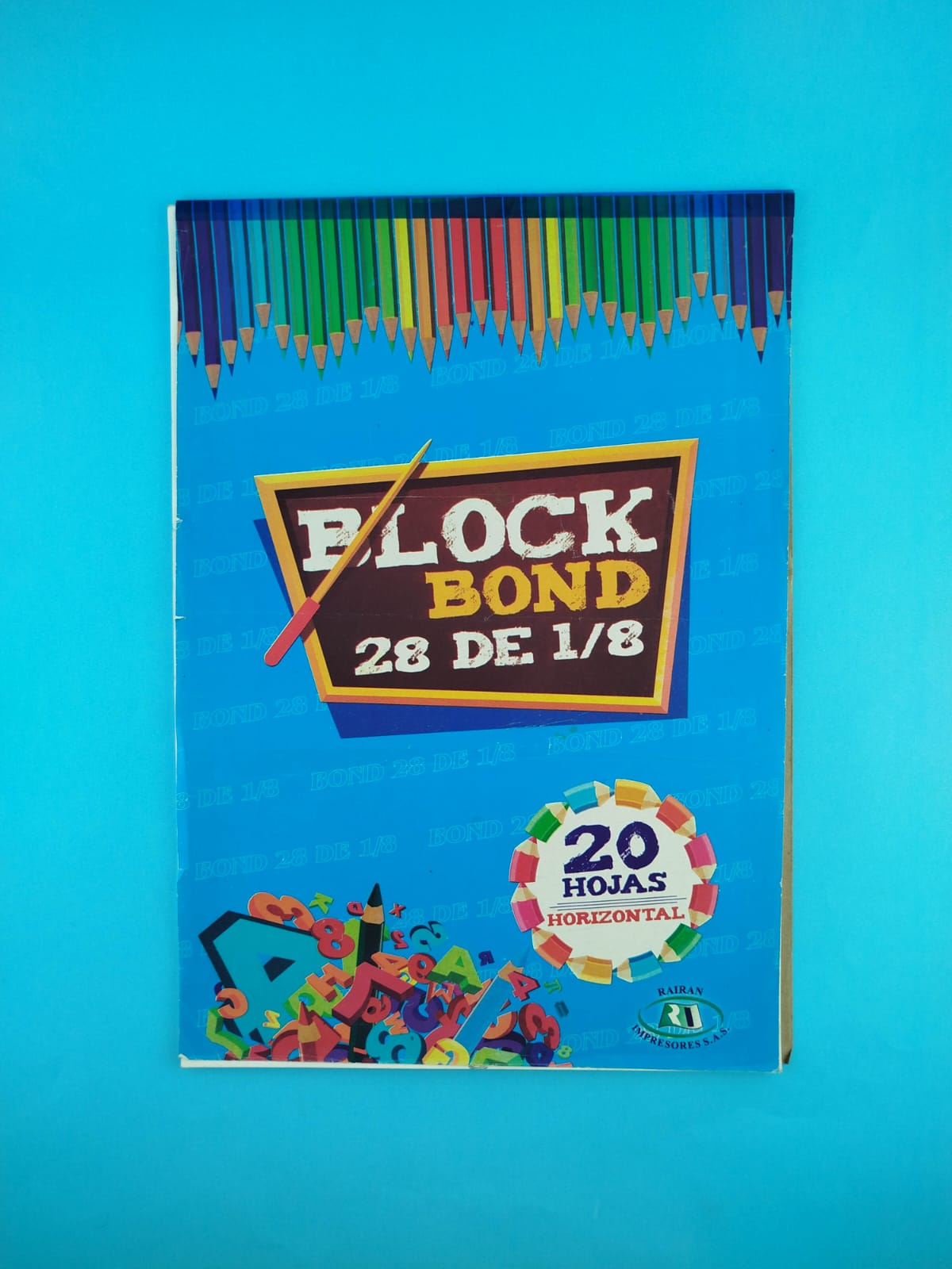 Block bond 28 de 1/8 x20 hojas by Varios