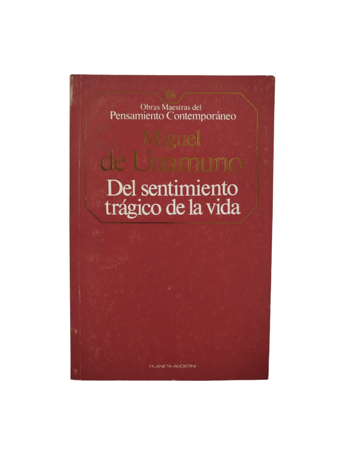 Del sentimiento trágico de la vida