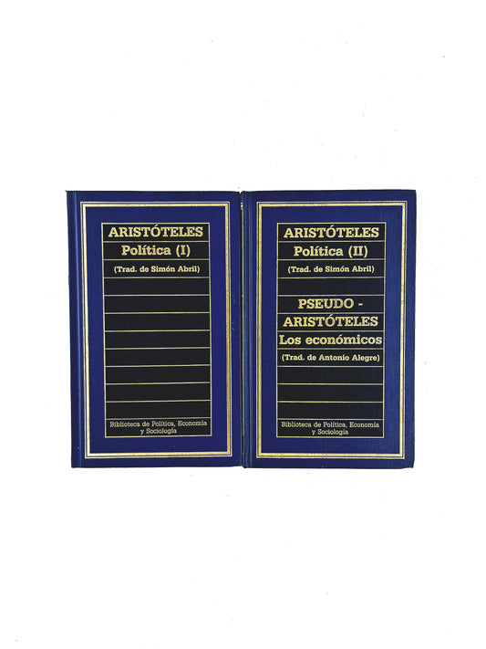 Aristóteles Política 2 volumenes