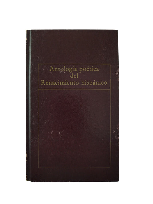 Antología poética del renacimiento hispánico by Varios