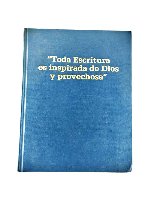 Toda escritura e inspirada de Dios y aprovecha