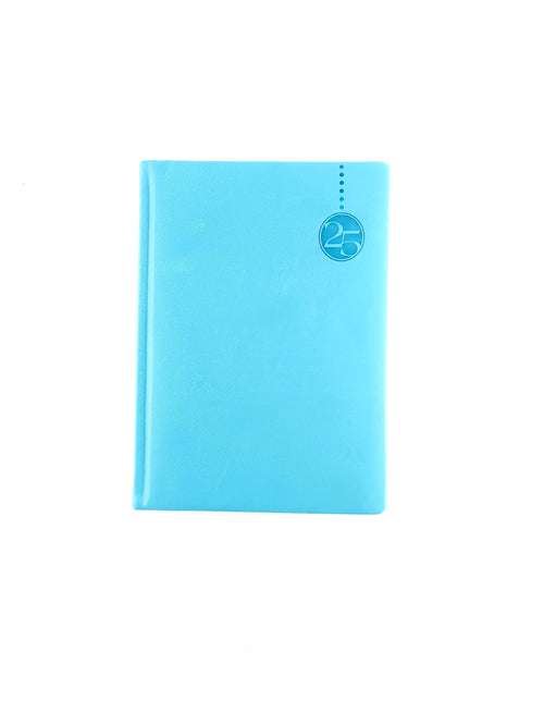 Agenda ejecutiva 2025 grande lisa - azul claro by Varios