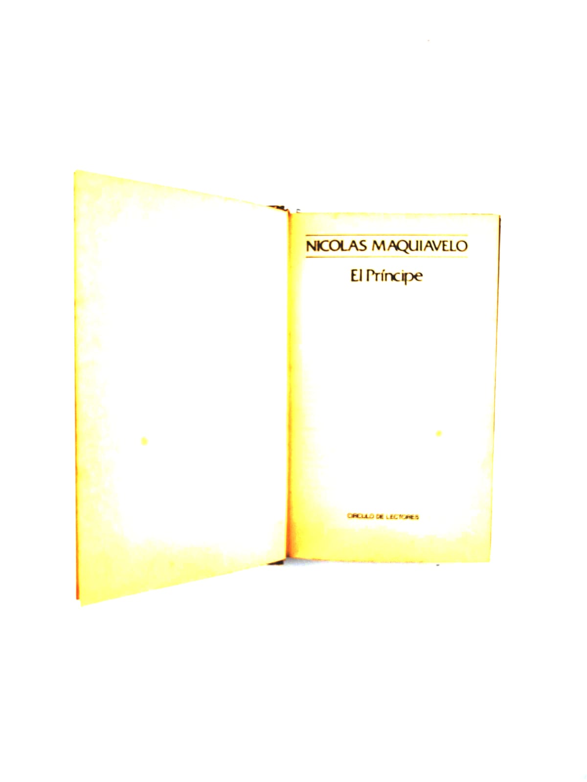 El príncipe by Nicolas Maquiavelo