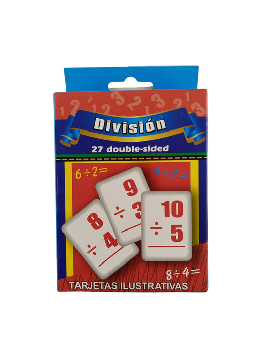 27 Tarjetas ilustrativas de divisiones