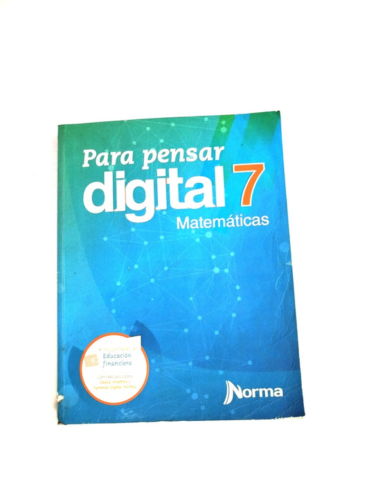 Norma matemáticas para pensar 7