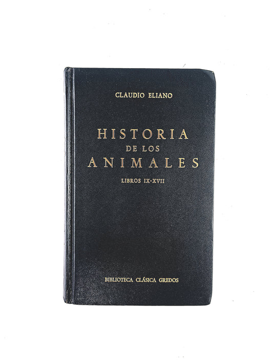 Historia de los animales Libros IX-XVII