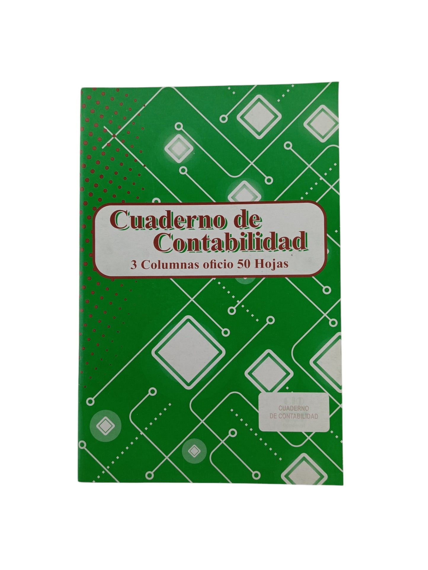 Cuaderno de contabilidad oficio 3 columnas 50 hojas cio