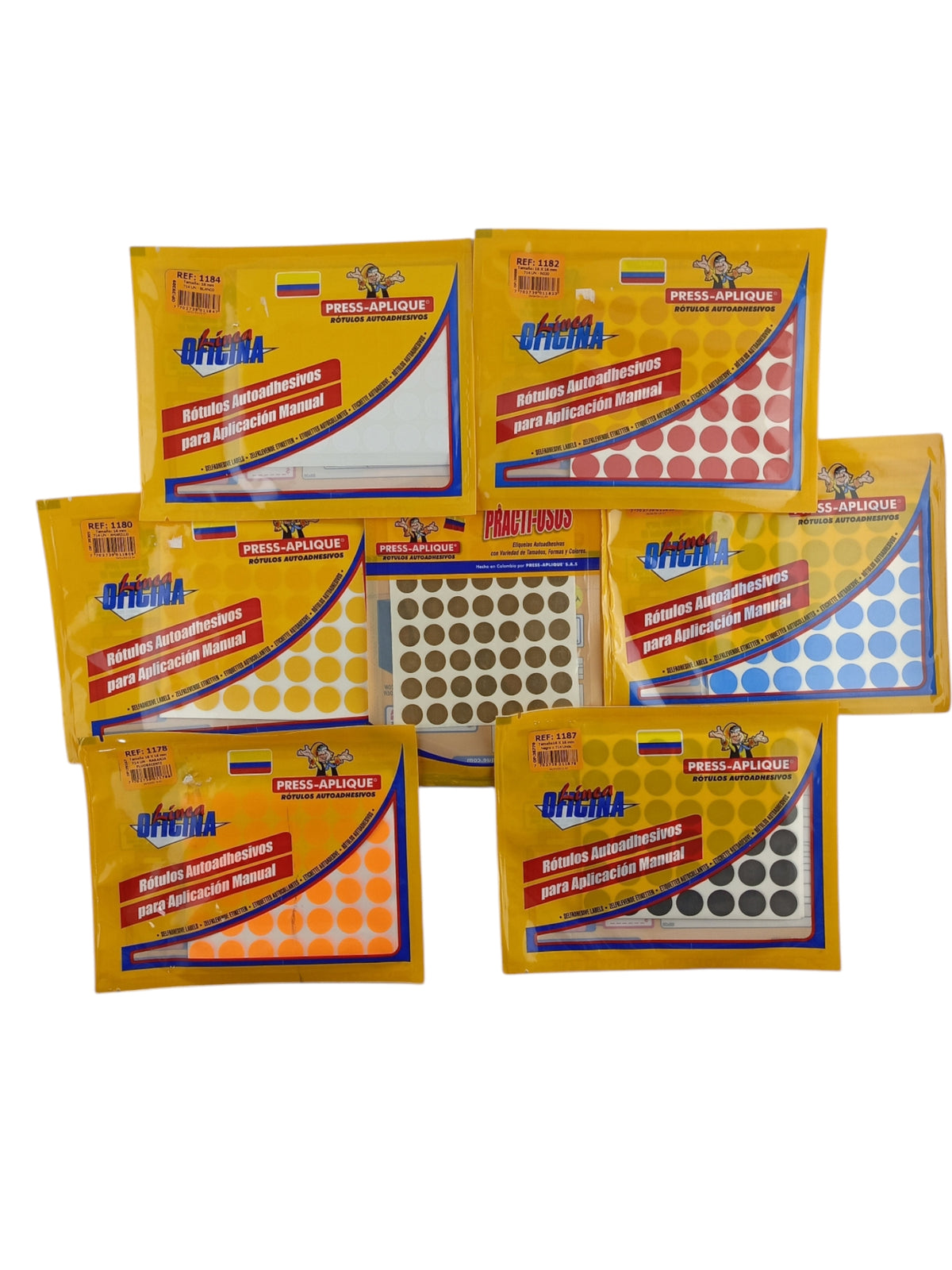 Rótulo adhesivo para aplicación manual by Press-Aplique