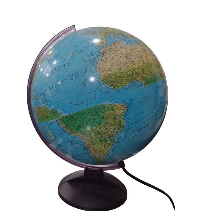 Globo terráqueo Grande con luz y base giratoria by NULL