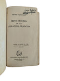 Breve Historia de la Literatura Francesa by Henri Clouard
