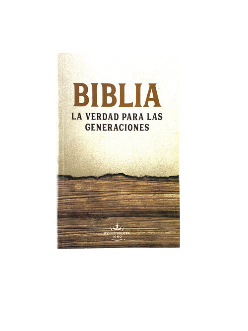 Biblia la verdad para las generaciones café by Reina Valera 1960