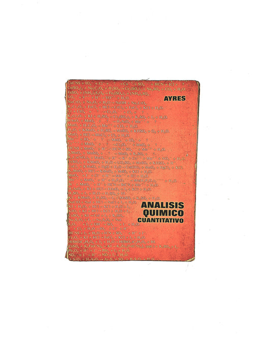 Análisis Químico Cuantitativo by Gilbert H. Ayres