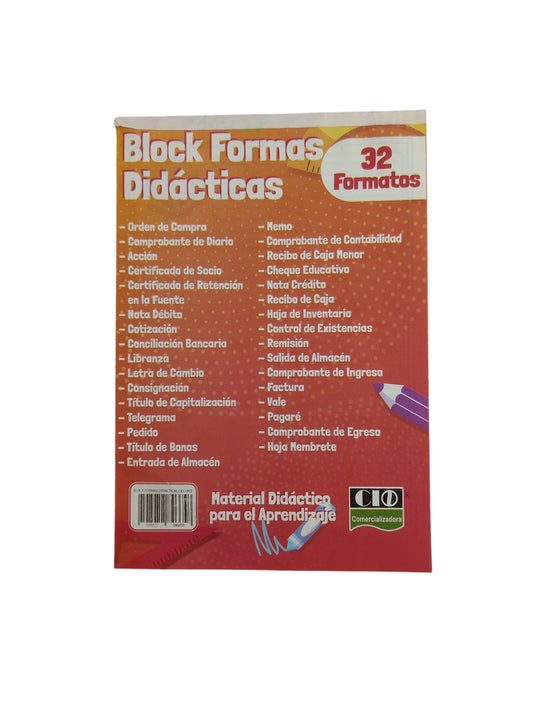 Block Formas Didácticas: 32 Formatos