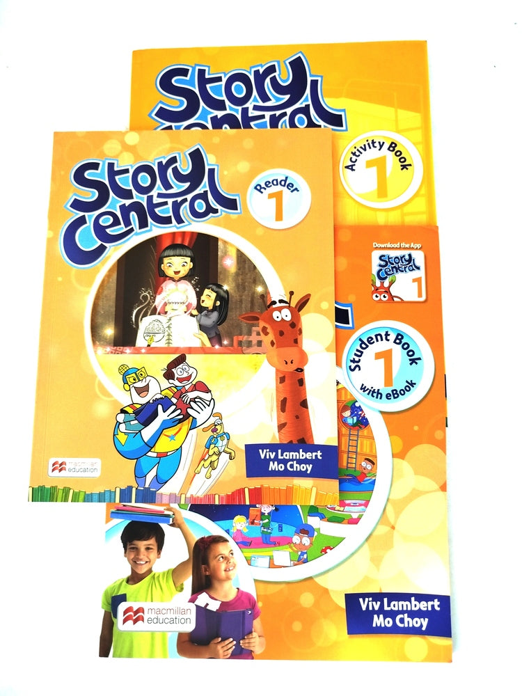 Story central 1 student´s book, activity book, reader by Varios