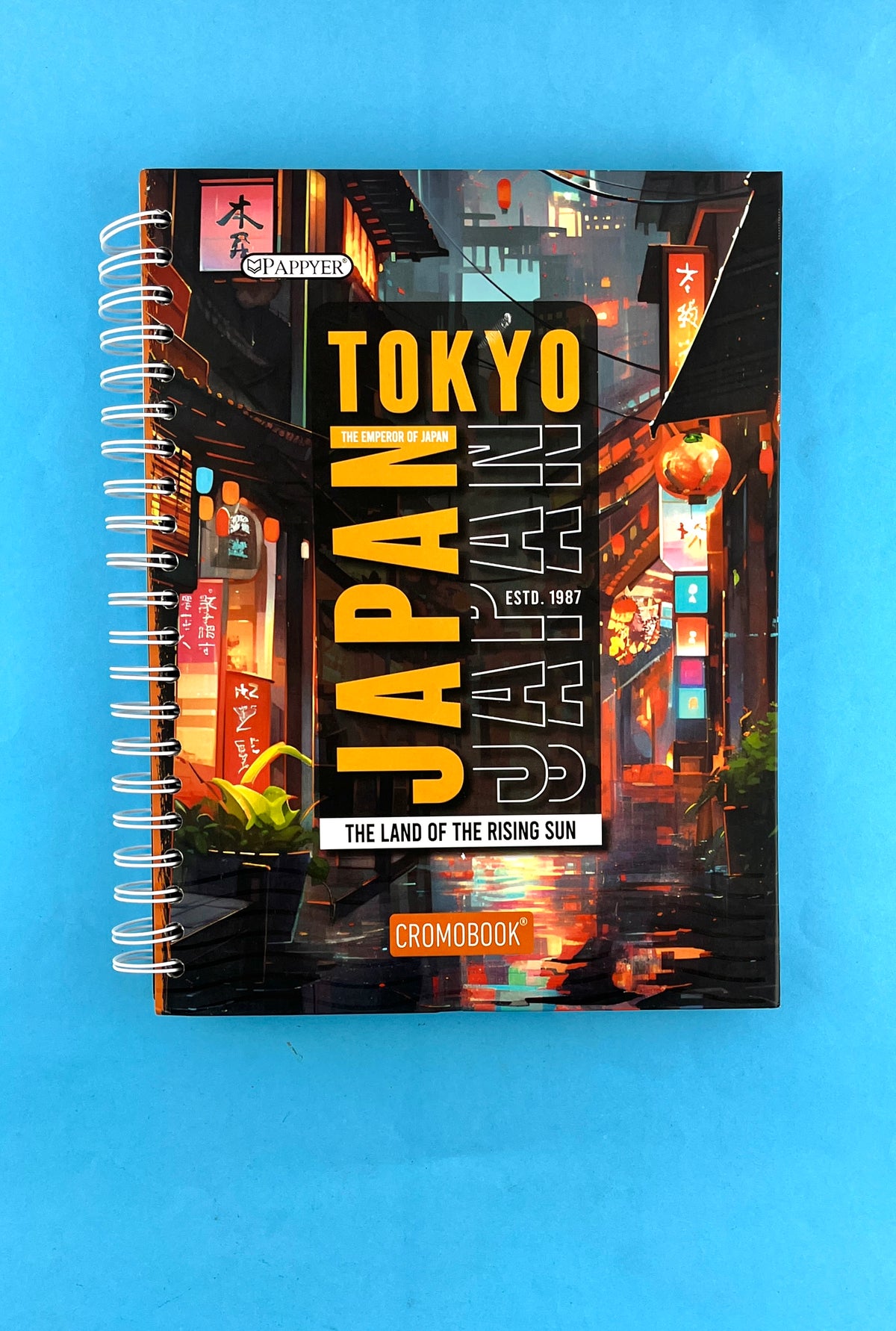 Cuaderno argollado grande cuadriculado pasta dura 5 materias pappyer hombre by Pappyer