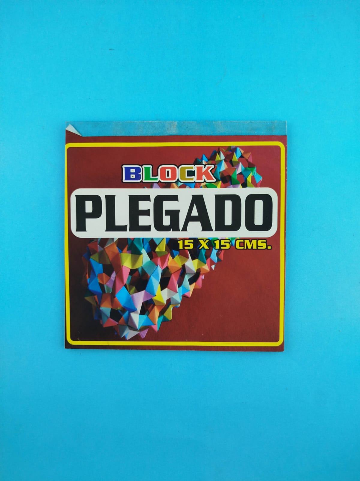 Block origami 15x15 CMs by Varios