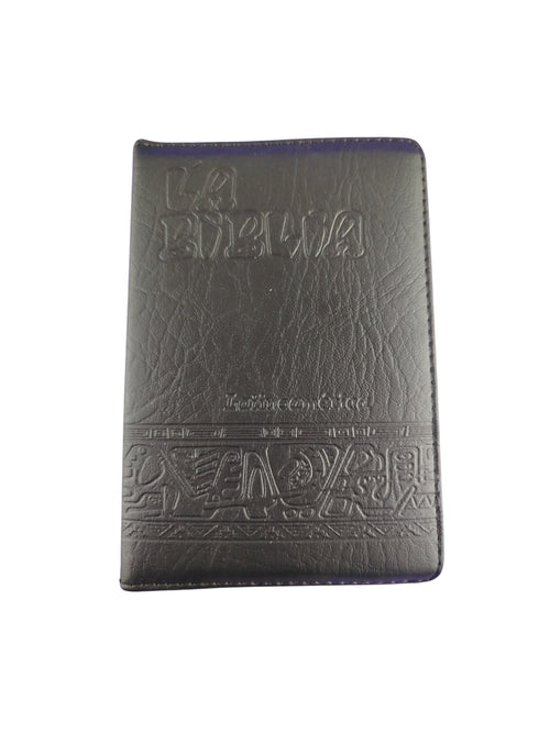 Biblia latinoamericana con cierre color negro by Varios