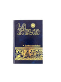 Biblia latinoamérica pequeña tapa dura azul con índice by Latinoamérica