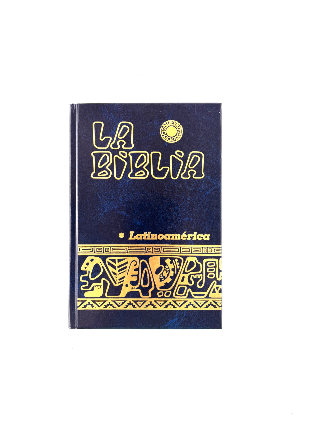Biblia latinoamérica pequeña tapa dura azul con índice by Latinoamérica
