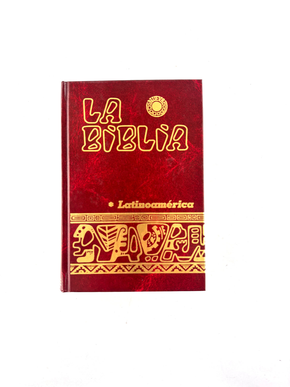 Biblia latinoamérica pequeña tapa dura vinotinto con índice by Latinoamérica