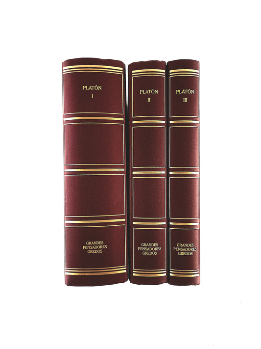 Platón Obras Completas 3 volumenes
