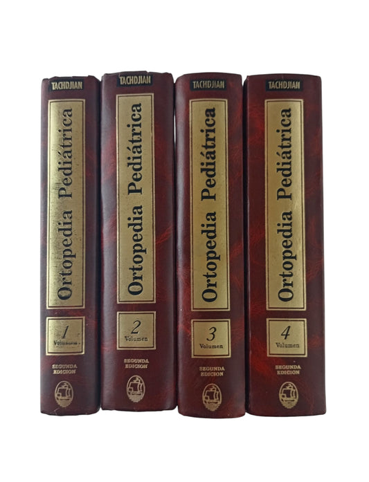 Ortopedia pediátrica segunda edición 4 tomos