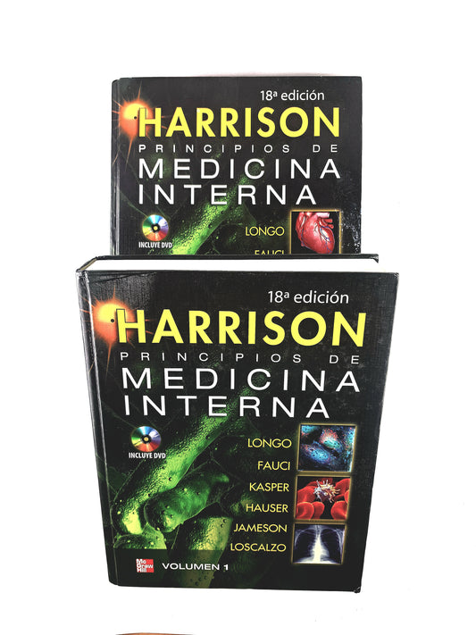 Harrison principios de Medicina Interna edición 18a 2 volúmenes