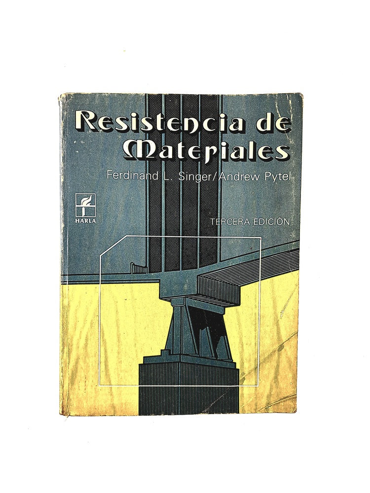 Resistemcia de materiales tercera edición by Ferdinand L Singer Andrew Pytel