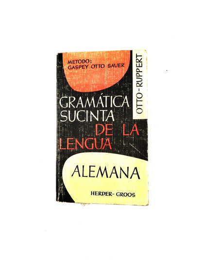 Gramática sucinta de la lengua alemana