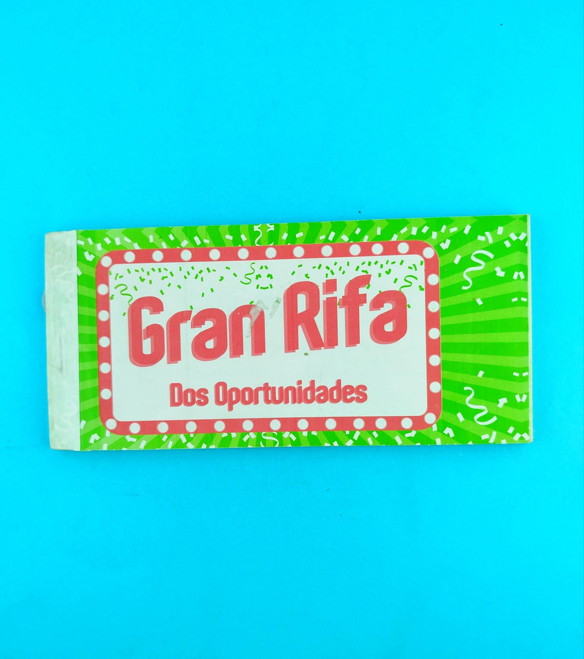 Talonario de rifa dos oportunidades 50 hojas by Varios