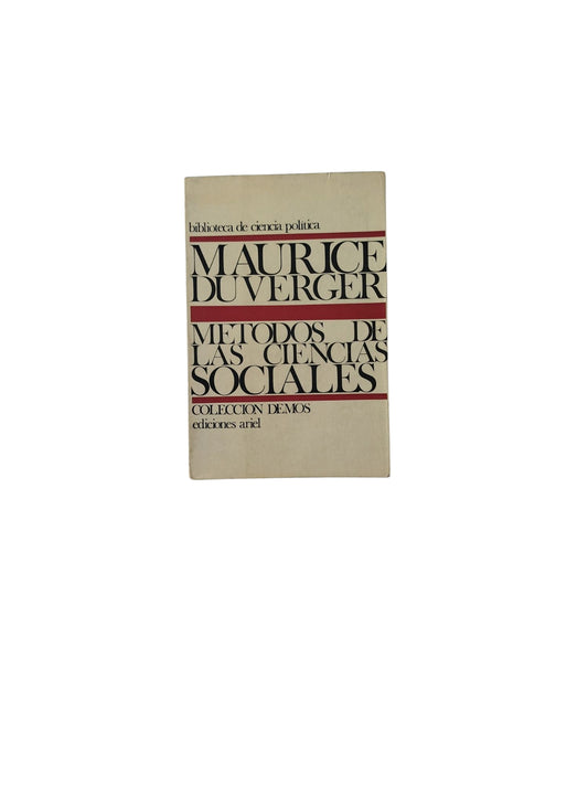 Métodos de Las Ciencias Sociales