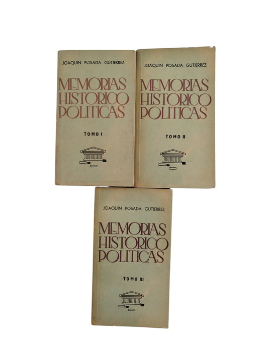 Memoria Historico Politicas 3 Tomos