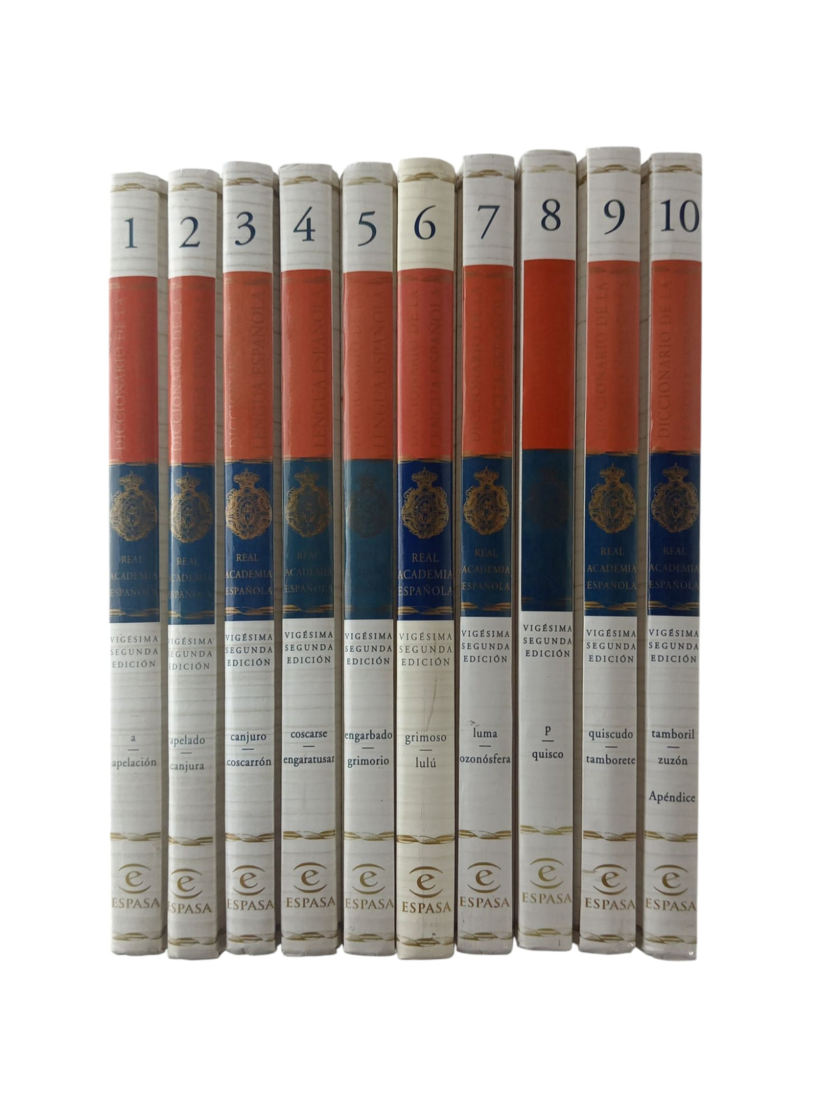 Diccionario de la lengua española 10 tomos RAE Edición 22 by RAE