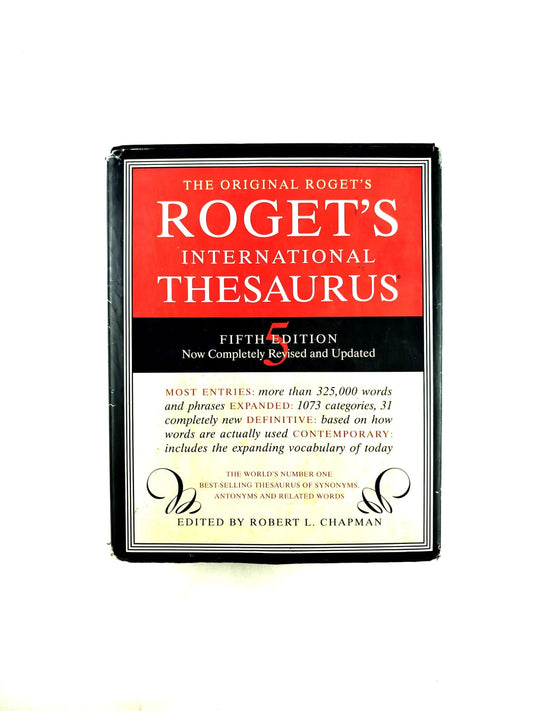 Roget's international thesaurus fifth edition