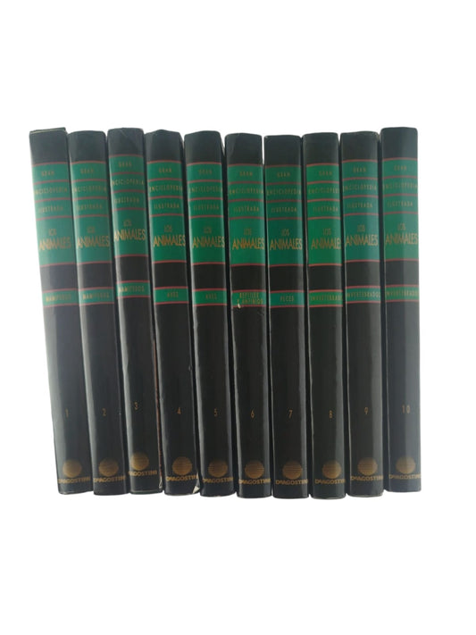 Gran enciclopedia ilustrada los animales 10 tomos