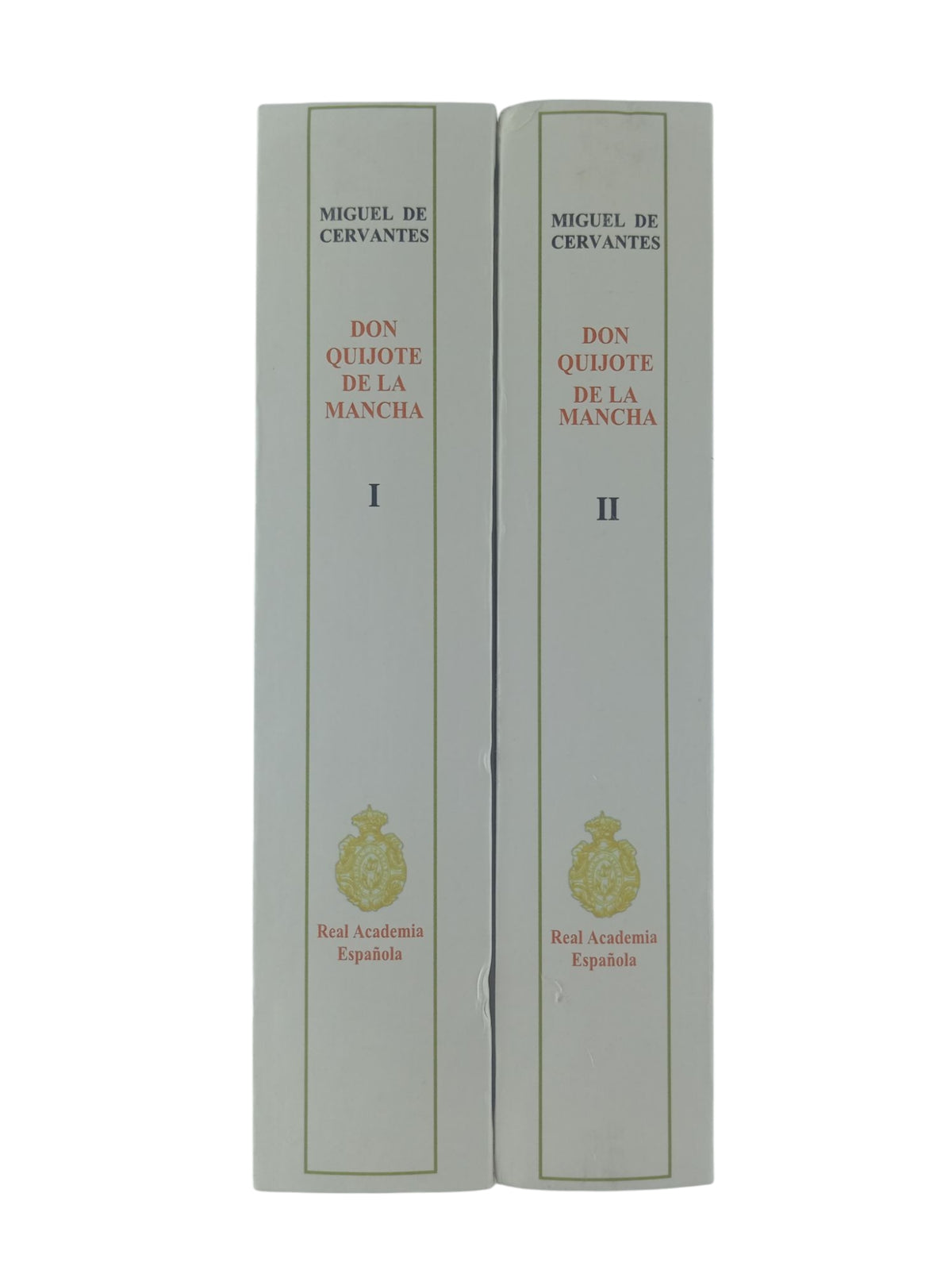 Don Quijote de la mancha Facsímil de la primera edición 2 tomos by Miguel de Cervantes