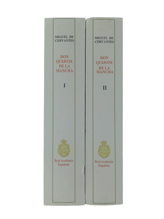 Don Quijote de la mancha Facsímil de la primera edición 2 tomos by Miguel de Cervantes