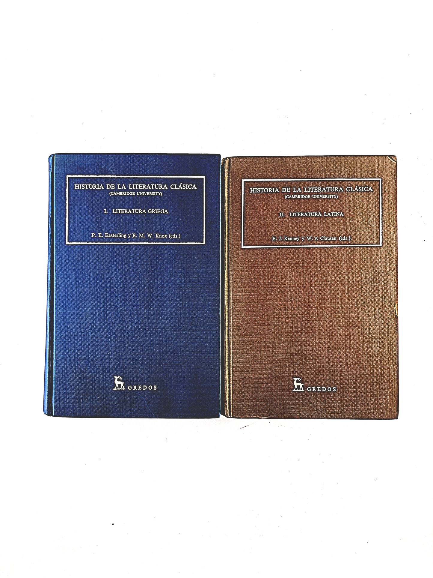 Historia de la literatura Clásica 2 volumenes, volumen 1: Literatura Griega 2: Literatura Latina