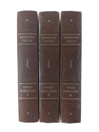 Obras completas Sigmund Freud 3 tomos