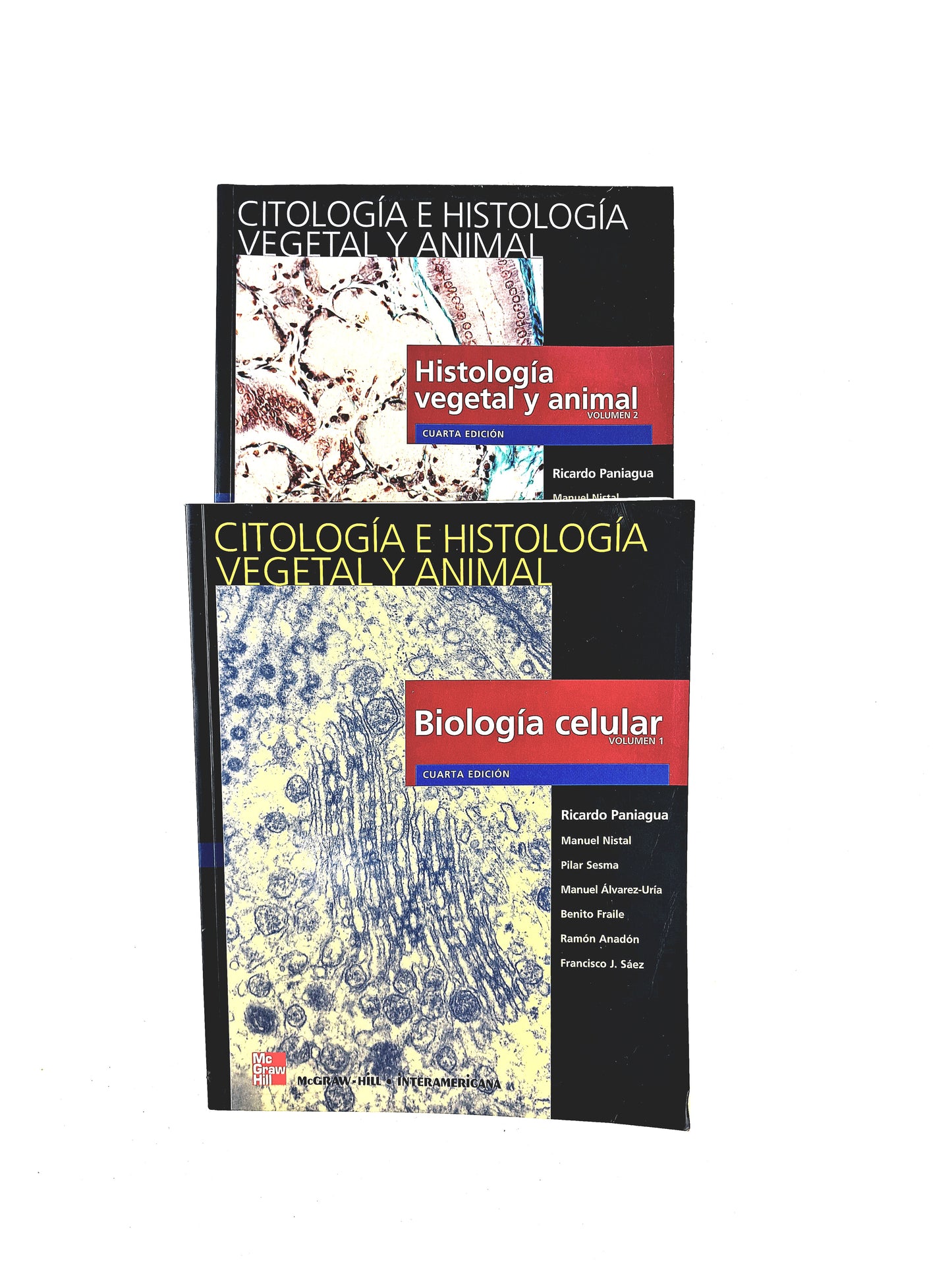 Citología e Histología Vegetal y Animal cuarta edición 2 tomos