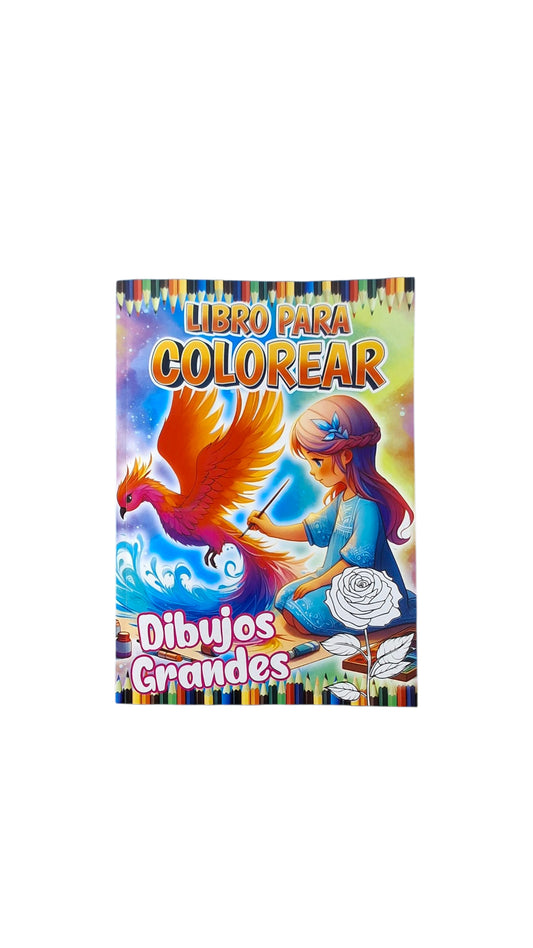 Libro para colorear dibujos grandes