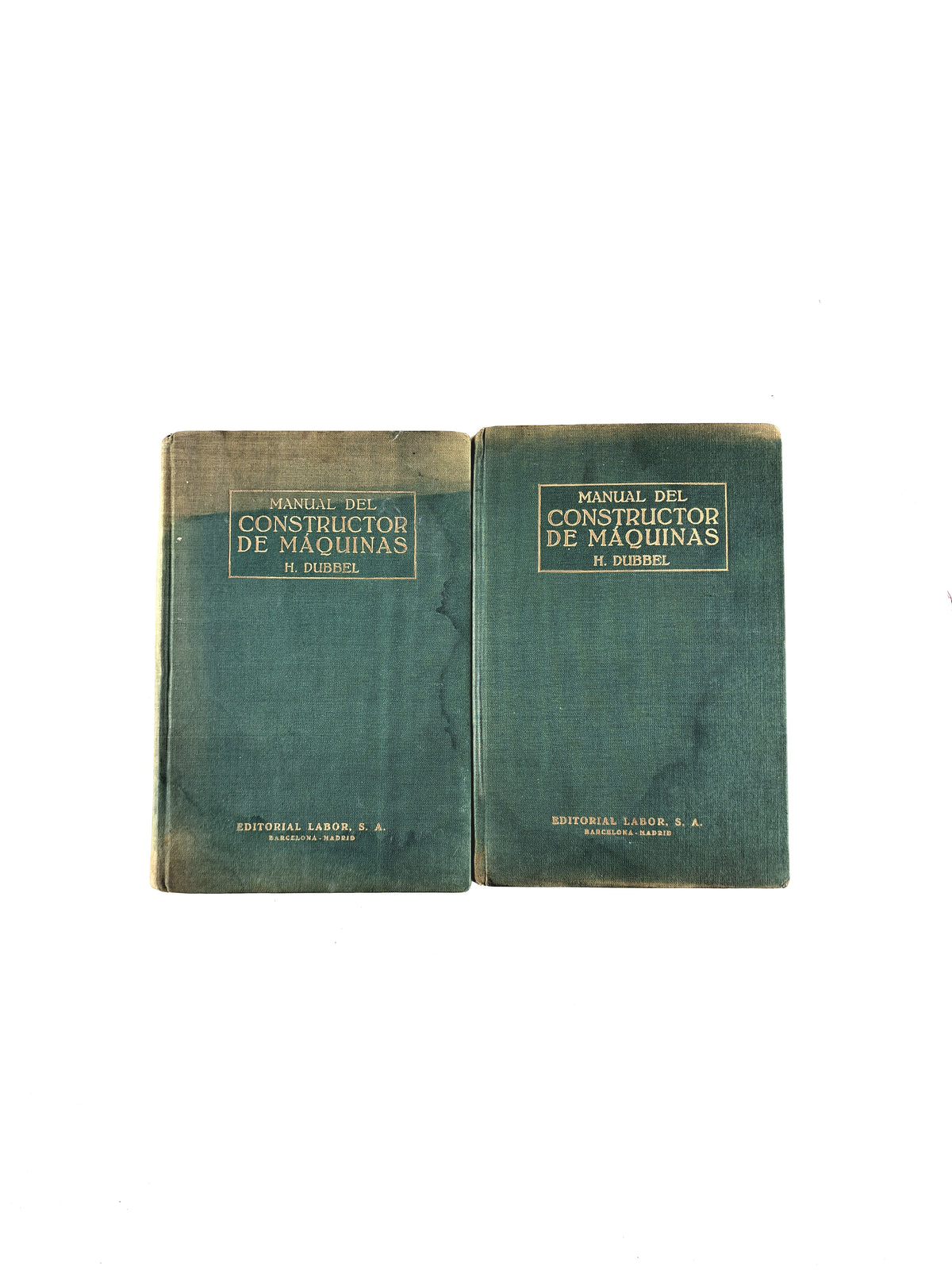 Manual del constructor de máquinas dos tomos by H Dubbel