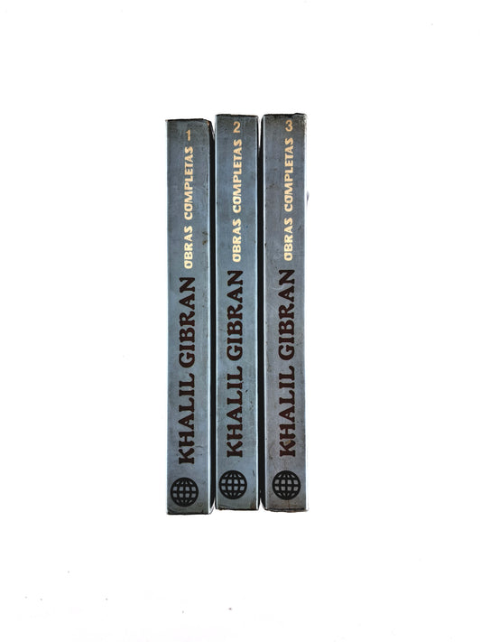 Khalil Gibran obras completas 3 tomos