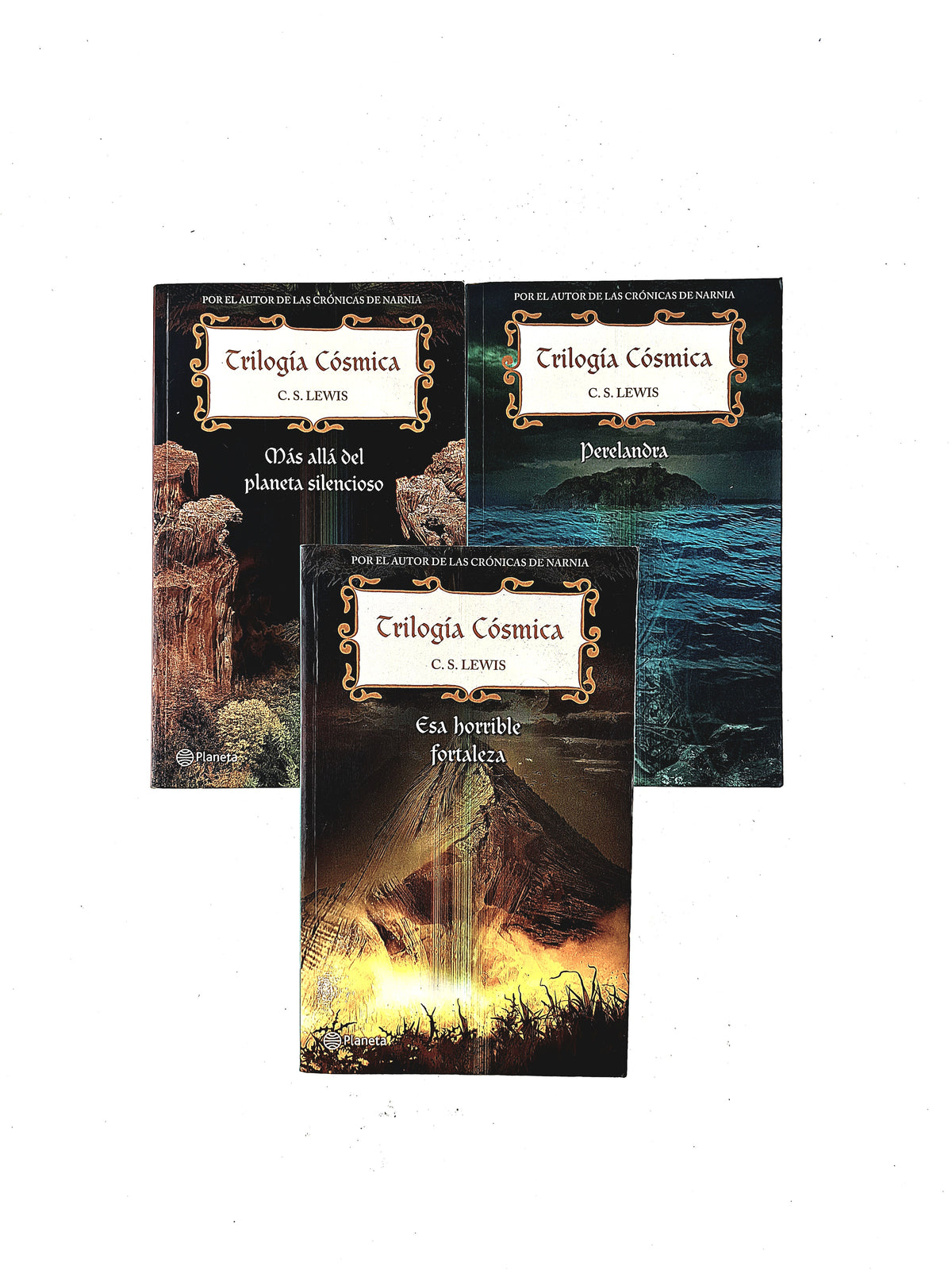 Trilogía cósmica más allá del planeta del silencio, perelandra y horrible fortaleza by C S Lewis