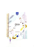 Agenda lukis permanente planeador flowers lila by libreriatroya.com